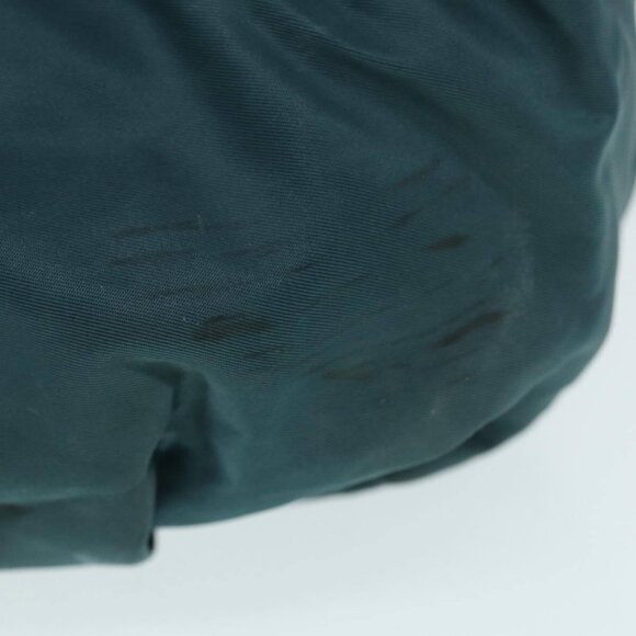 PRADA Hand Bag Nylon Green Gold Auth - Picture 13 of 16